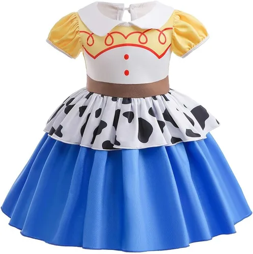 Vista 30 de REXREII Disfraces de princesa para Halloween, carnaval, Navidad, cumpleaños, concurso, fiesta, verano, vestido de tul