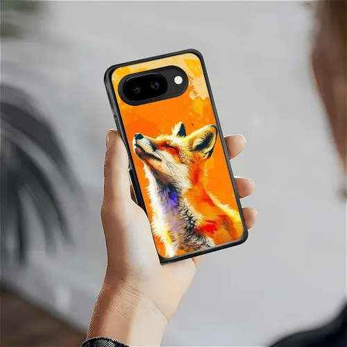 Vista 251 de Compatible con Google Pixel 4A 5G Mobile Case Creative Acrylic Panel trasero Silicona Protección Grip especialmente diseñado para Google Pixel 4A 5G