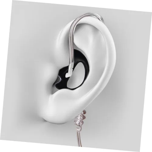Vista 5 de 3 pares de moldes de silicona para oídos, tubo acústico, para negro, cómodo, no deformable, ajuste seguro para ejercicio