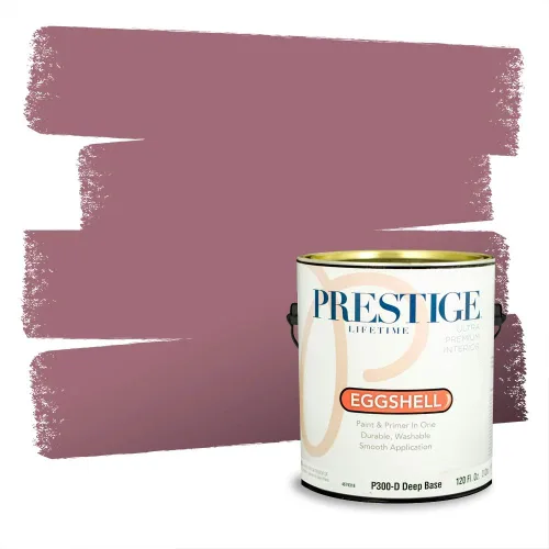 Vista 100 de Prestige Paints Pintura exterior e imprimación en uno, 1 galón, plano, coincidencia comparable de Valspar* Amber Rose*
