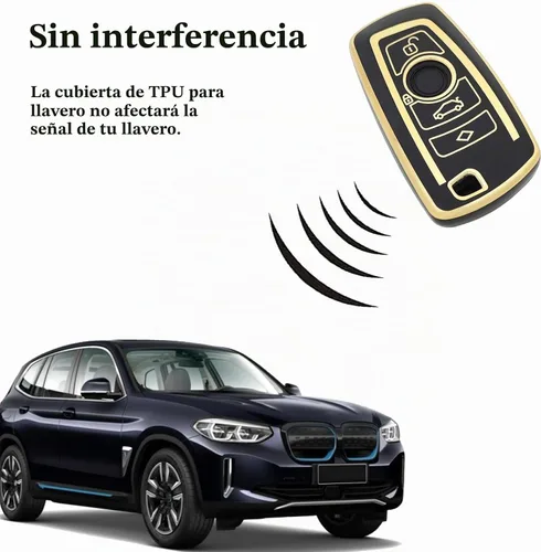 Vista 5 de Funda para Llavero de Coche Llavero Funda de Llave de TPU Suave Carcasa de Protección Portallaves Accesorios