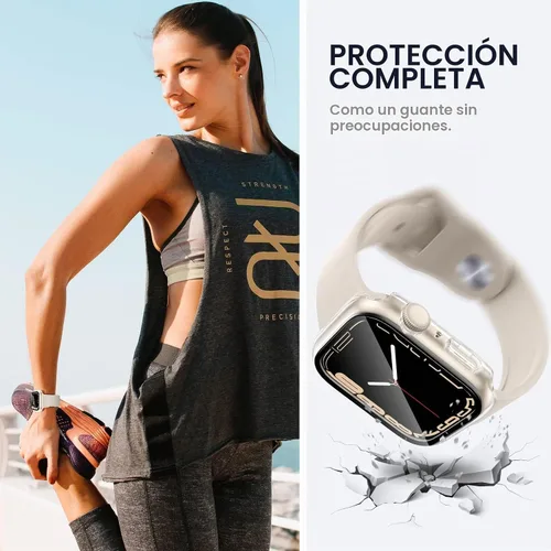 Vista 5 de Tensea para Funda protectora de pantalla impermeable para Apple Watch de 40 mm, Serie SE 3/Serie SE 2ª Generación/SE/Serie 6/5/4, accesorios