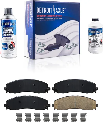 Vista 80 de Detroit Axle - Pastillas de Freno Traseras de Cerámica Izquierda Reemplazo de Pinza para Silverado Sierra Suburban 1500 Tahoe Yukon Escalade ESV EXT