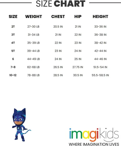 Vista 6 de PJ Masks Catboy Owlette Gekko - Sudadera con capucha y cremallera para niños pequeños y grandes