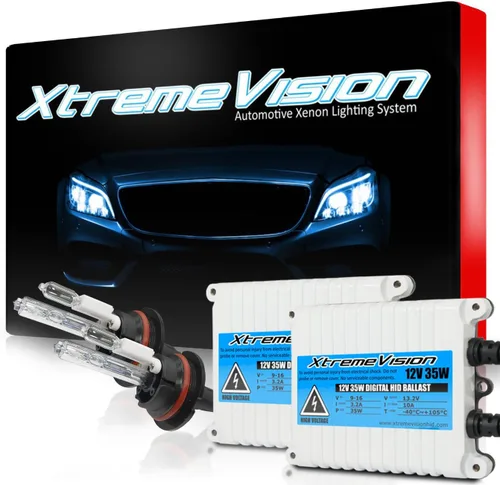 Vista 12 de XtremeVision H1 10K 35W AC Xenón Paquete - Bombilla de faro de Xenón con balasto de AC delgado - 10000K Azul Oscuro - Bombillas de Xenón - 1 par