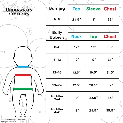 Vista 6 de UNDERWRAPS Bonitos disfraces de Halloween para niños pequeños - Disfraz de Halloween para bebés
