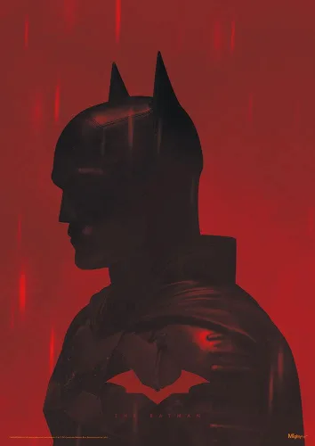 Vista 11 de MIGHTYPRINT DC Comics – The Batman – Batmobile in Gotham City – Arte de pared duradero de 17 x 24 pulgadas – No hecho de papel – Coleccionable