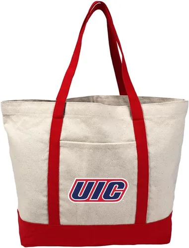 Vista 56 de Campus Lab Bolsa de lona con logotipo primario colegiado con bolsillo externo, bolsa de hombro reutilizable para ir de compras, playa Águilas A&m