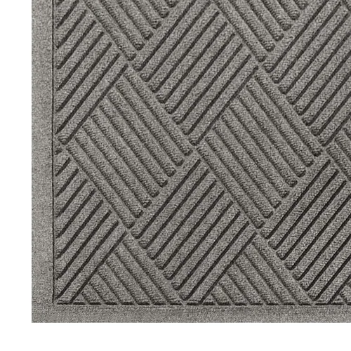 Vista 3 de M+A Matting WaterHog Diamond - Tapete de entrada de grado comercial con borde de tela, interior/exterior, de secado rápido, resistente a las manchas