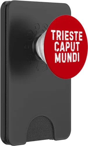 Vista 8 de Trieste Caput Mundi Città Simpatica Uomo Donna Bambino PopSockets Adhesive PopGrip