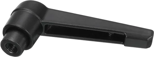 Vista 3 de uxcell Perillas ajustables M5, mango de rosca hembra, botón de trinquete de liberación rápida, perno giratorio para maquinaria de torno, color negro