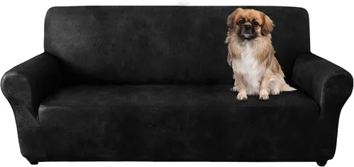 Vista 26 de ANARACHON - Funda elástica para sillón con aspecto de piel, 1 pieza Negro