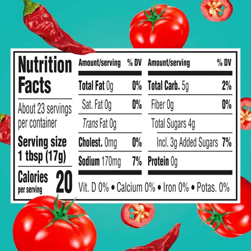 Vista 2 de Heinz Ketchup de tomate mezclado con chipotle, botella exprimible de 14 onzas