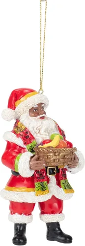 Vista 2 de Adorno de Papá Noel Kwanzaa afroamericano