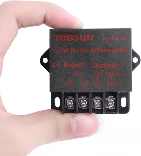Vista 5 de DC 24V a DC 12V 10A 120W Convertidor Reductor Step Down Buck Regulador de Voltaje Reductor Convertidor de Energía Mini Módulo Transformador 12V