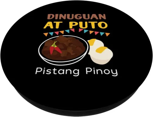 Vista 2 de Dinuguan en Puto Food para filipinos y filipinas PopSockets intercambiables PopGrip
