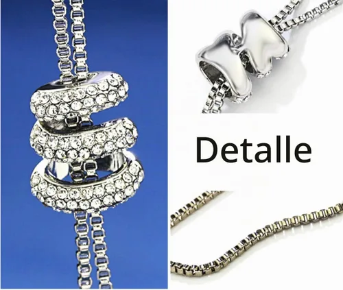 Vista 6 de Cathercing - Collar largo con colgante de perla en espiral para mujer, collar de cadena de suéter, gargantilla ajustable, joyería elegante