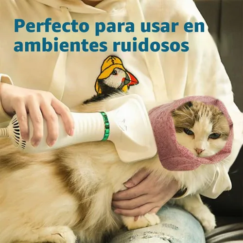Vista 5 de Orejas silenciosas para perros, orejeras para aliviar la ansiedad y calmar a los perros, redecilla para proteger el ruido, acicalamiento