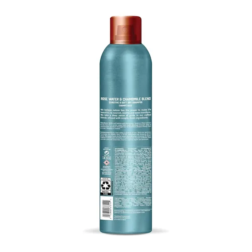 Vista 2 de Aveeno - Champú con mezcla de agua de rosas y manzanilla, Shampú seco, NA