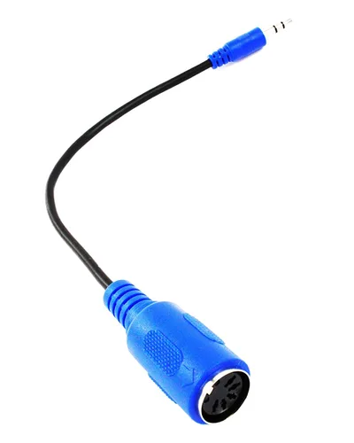 Vista 7 de Adaptador de ángulo recto MIDI a TRS de 0.138 in para Akai, Korg, Line6, LittleBits - MPC Studio, Touch, MPX8, Electribe 2, SQ-1