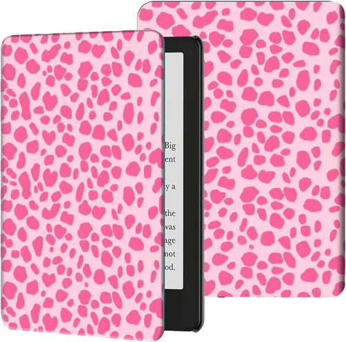 Vista 18 de Rossy Funda para Kindle de 10ª generación 2019, delgada, de piel sintética, ajustable, Smart Cover con encendido y apagado automático para Kindle