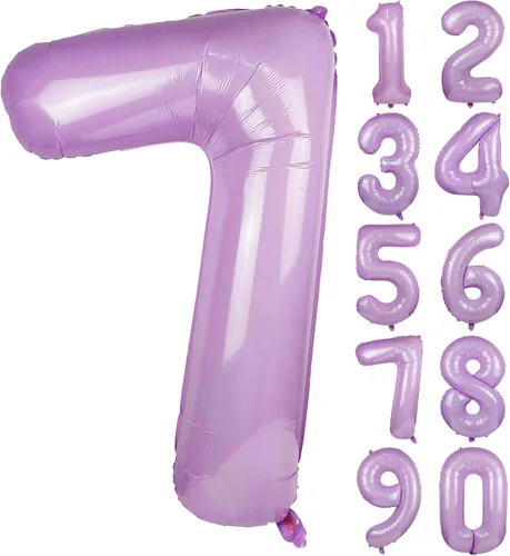 Vista 34 de Globo azul macarrón número 0 de 40 pulgadas, globo grande de película de poliéster de lámina de helio