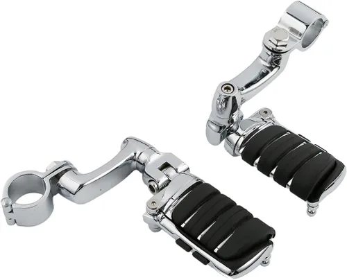 Vista 32 de TCT-MOTORPARTS Soportes de clavijas de pie de barra de carretera negro para Harley Touring 22/25/32/1.378 in