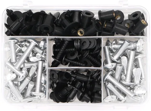 Vista 9 de Tornillos de carrocería para Kawasaki Z650 Z750 Z800 Z900 Z1000 Kit completo de pernos de carenado Clip de carenado Tornillos Tornillos Tornillos