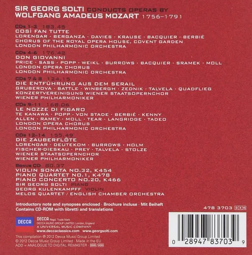 Vista 2 de Solti Mozart Operas