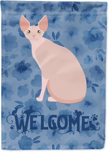 Vista 33 de Caroline's Treasures CK5005GF Bandera de bienvenida de gato abisinio para buzón, bandera decorativa para patio exterior, obras de arte de patio