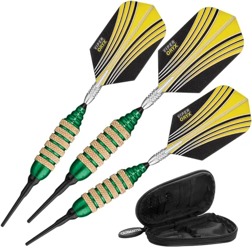 Vista 18 de Viper Spinning Bee Dardos de Punta Suave con Estuche de Almacenamiento/Viaje Casemaster, 16 Gramos