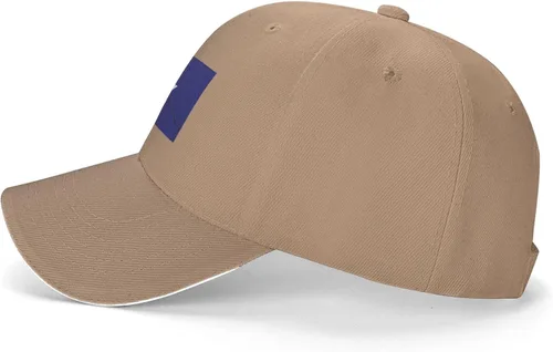 Vista 9 de QIZYOQA Bonnie Blue Flag Texture Effect Baseball Cap for Men Women Adjustable Funny Dad Hat