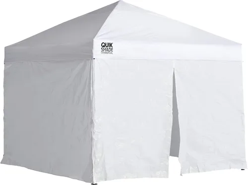 Vista 2 de Quick Shade set de paredes para toldo instantáneo de 10 x 10 pies con entrada con cremallera