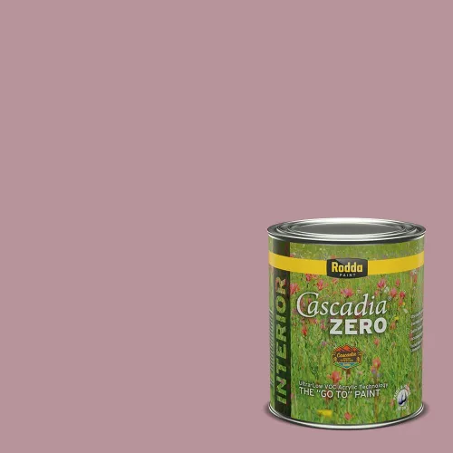 Vista 170 de Rodda Paint CASCADIA ZERO - Pintura satinada e imprimación para interiores en uno, 1 galón, Lady Flower Flor de señora