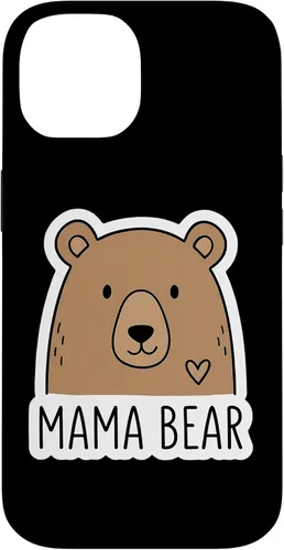 Vista 4 de Mama Bear Mother's Day Mom Momma Cute Quote Saying Parent Case for iPhone 17