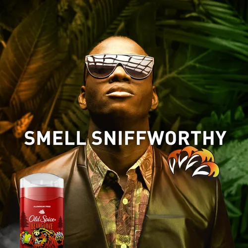 Vista 5 de Old Spice Desodorante sin aluminio para hombres, protección contra olores 24/7, frescura 24/7 y aroma duradero, aroma Bearglove, 3.0 onzas con gel