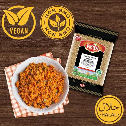 Vista 6 de Dark Bulgur - Pelota de carne (2.2 lbs) por Reis Stone Milled Whole Grain, Healthy Pantry Staples, Turkish Grocery Food, High Fiber & Protein