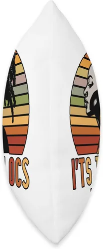 Vista 2 de Locs Afro Dreadlocks Love Natural Beauty Hair It's the Locs for Me Afro Hair - Almohada negra americana africana, 16 x 16 pulgadas, multicolor