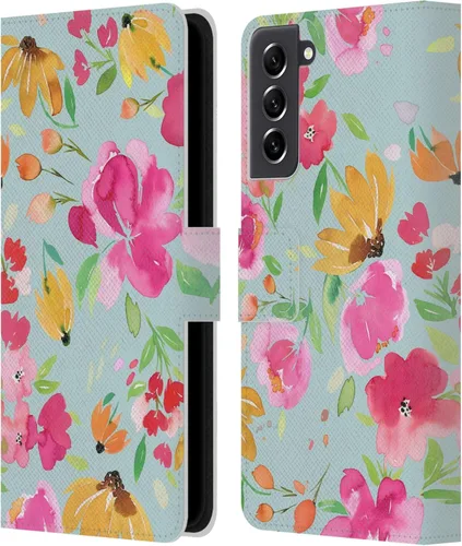 Vista 267 de Head Case Designs Officially Licensed Ninola Butterfly Nature Spring Floral Leather Wallet Case Compatible with Samsung Galaxy A07 4G