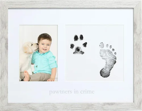 Vista 12 de Kate & Milo Rustic Me & My Sister - Marco para hermanos, regalo ideal para hermana pequeña o mayor, decoración de cuarto de bebé neutral para género