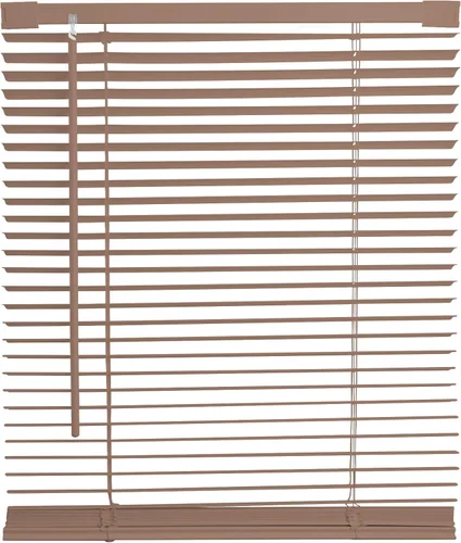 Vista 6 de MYshade Persianas horizontales de vinilo personalizadas en forma de T para ventanas, mini persianas fáciles de instalar, beige