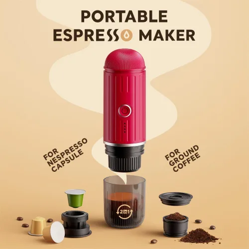 Vista 4 de Máquina de café espresso eléctrica portátil para cápsulas