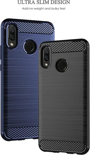 Vista 7 de Asuwish Funda compatible con Huawei Nova 3i y protector de pantalla de vidrio templado, accesorios de silicona suave para Huwai P Smart Plus Hawaii