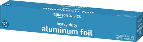 Vista 2 de Amazon Basics Papel de aluminio resistente, 125 pies cuadrados (Paquete de 1)