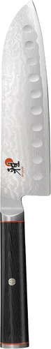 Vista 4 de Miyabi Kaizen - Cuchillo Santoku de borde hueco de 5.5 pulgadas