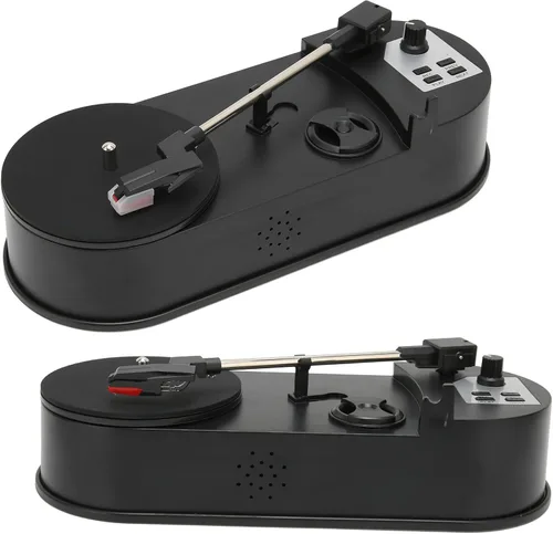 Vista 6 de Convertidor a MP3, tocadiscos profesional USB 2.0 tocadiscos a convertidor MP3, convierte registros a MP3 para facilitar la batería USB