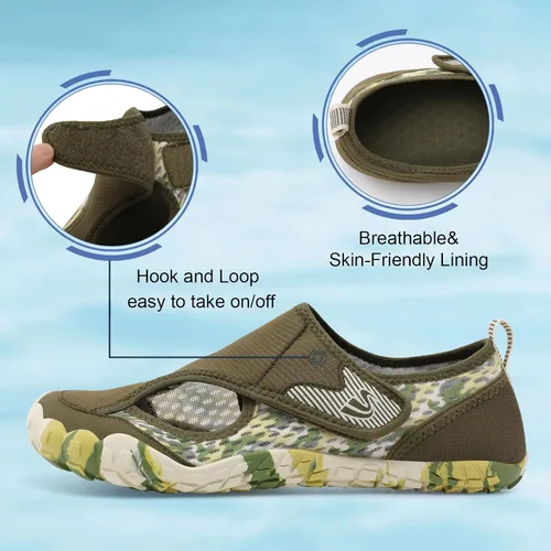 Vista 5 de Spesoul Zapatos de agua para mujer y hombre, zapatos acuáticos de secado rápido para piscina, senderismo, entrenamiento, deportes acuáticos al aire