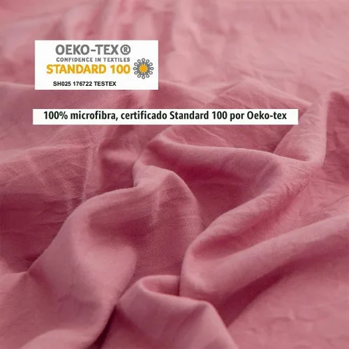 Vista 3 de IHOUSTRIY Funda de edredón para niños, tamaño individual, 100% microfibra lavada, juego de funda de edredón de 2 piezas para niña, con pompones