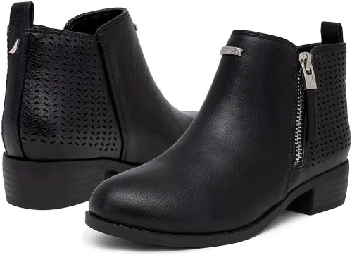 Vista 6 de Nautica Kids Girls Ankle Bootie With Side Buckle and Zipper, Dress Boot -For Youth & Toddler (ToddlerLittleBig Kids)