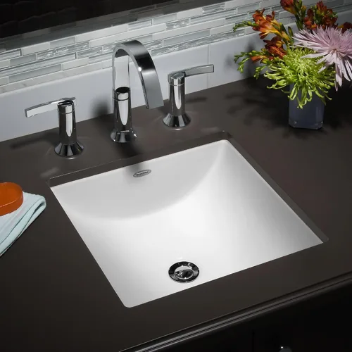 Vista 3 de American Standard 0426000.020 Studio Care - Lavabo bajo mostrador de 13 x 13 pulgadas, color blanco